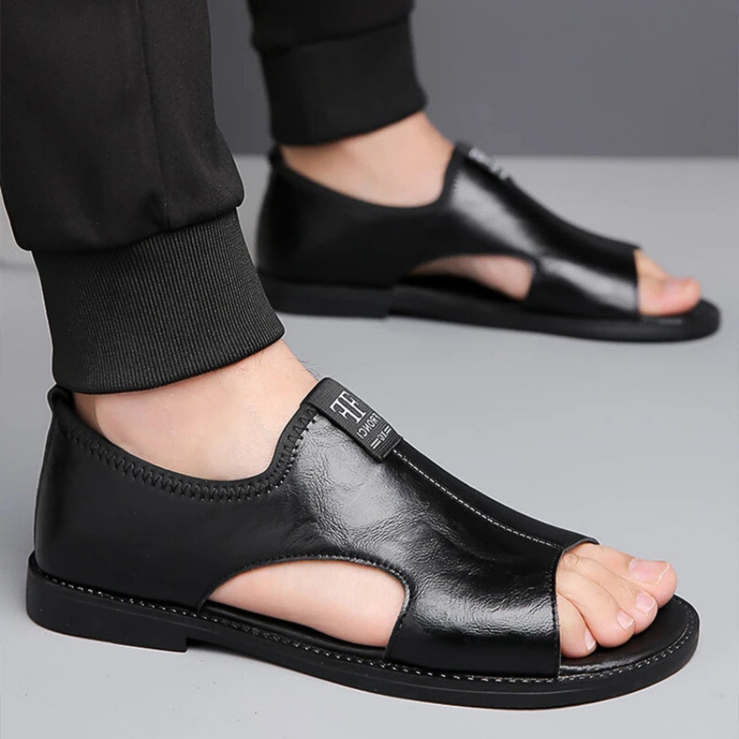Sandalias Planas de Cuero para Hombre | Elegantes, Cómodas y Resistentes