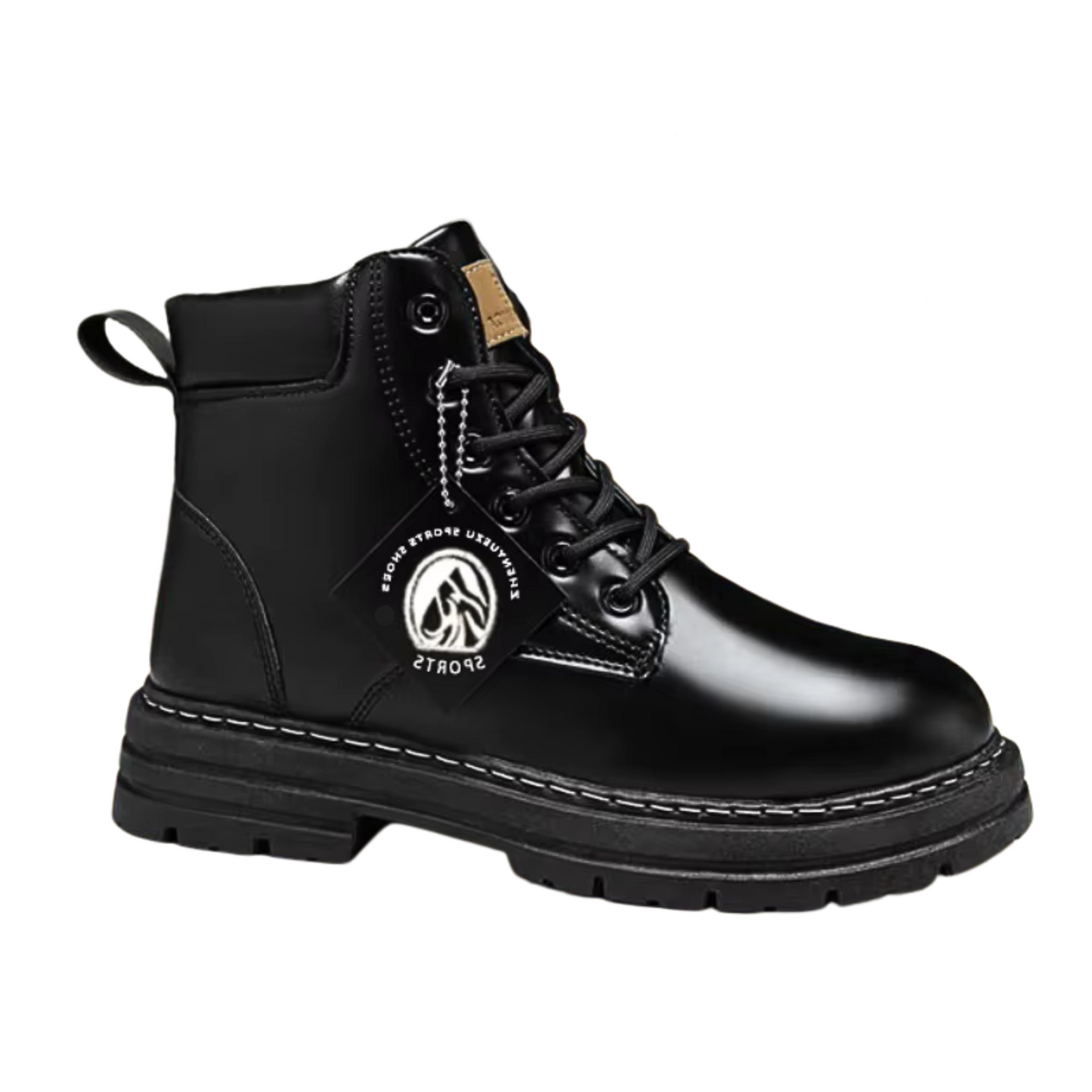 Botas de Piel para Hombre de Caña Alta al Tobillo – Elegancia y Resistencia