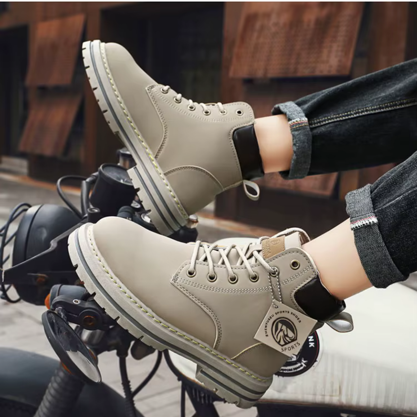 Botas de Piel para Hombre de Caña Alta al Tobillo – Elegancia y Resistencia